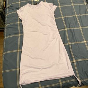 Light purple women’s t shirt dress